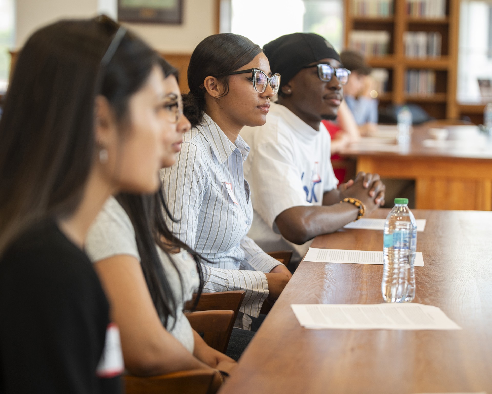 Students in attendance at the CJ Studies event