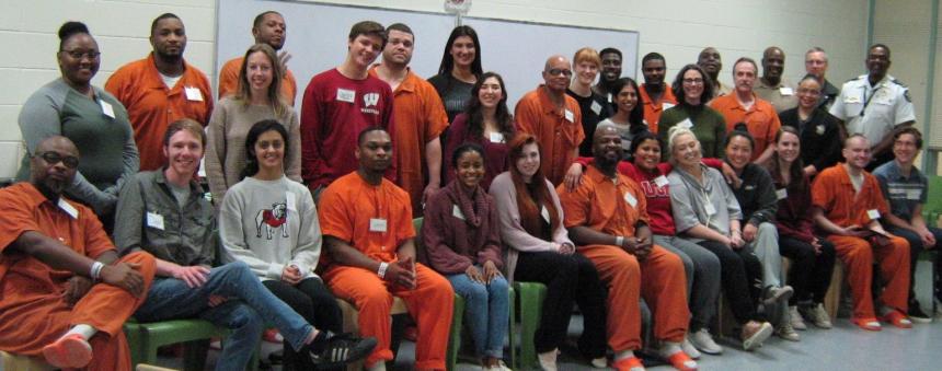 Inside-Out course at Clarke County Jail, Spring 2018
