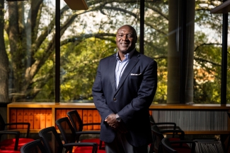 photo of man. in classroom