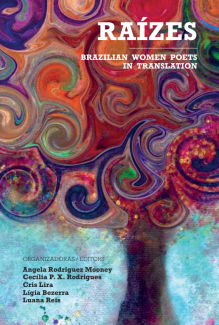 graphic of tree with colorful swirls