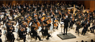 orchestra performing