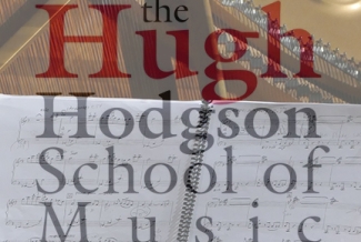 graphic over sheet music