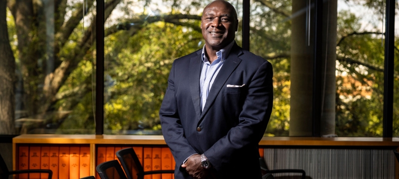 photo of man. in classroom