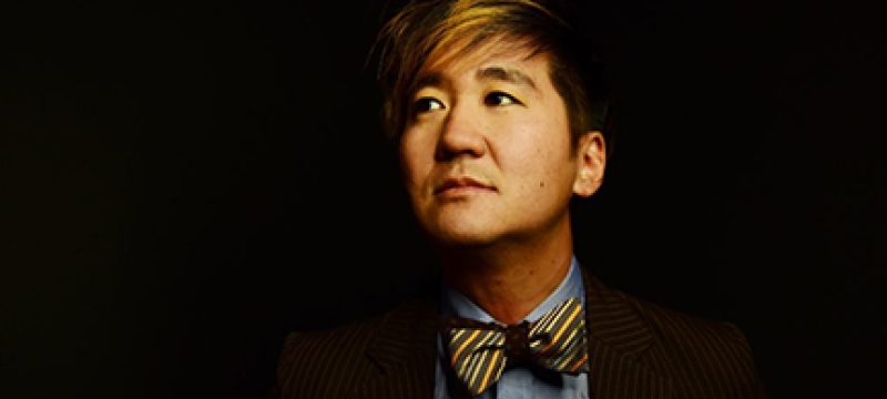 photo of man with black background