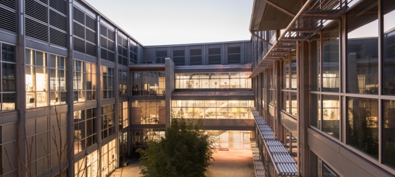 photo of building multi-floor building at twilight