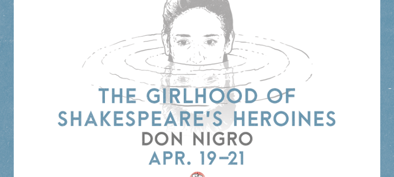 graphic with illustration of girl swimming and text