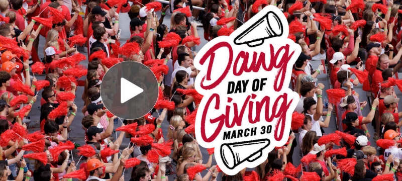 photo of crowd with graphic and text