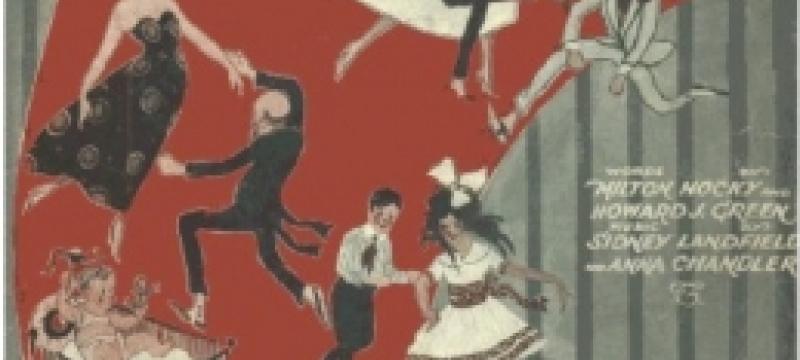 jazz poster in red and grey.