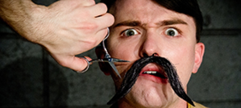 actor with moustache 