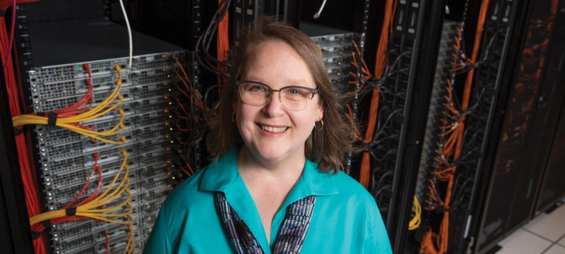photo of woman with computer boards