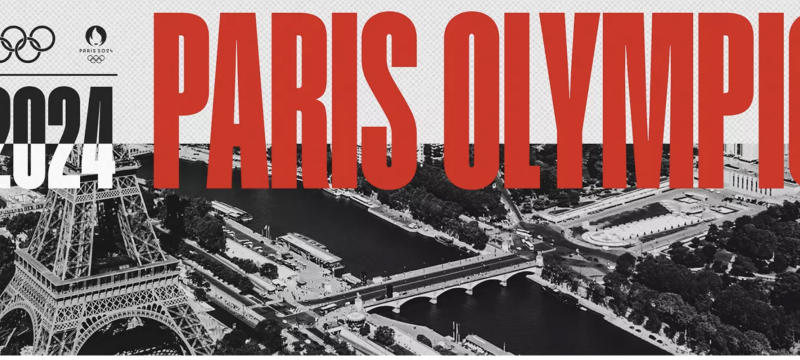 banner graphic with red letter and photo of Paris with Eiffel Tower