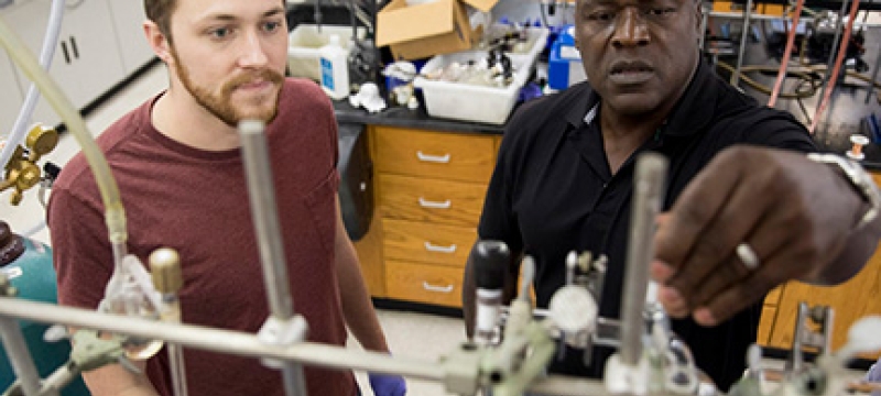 photo of two men in a lab