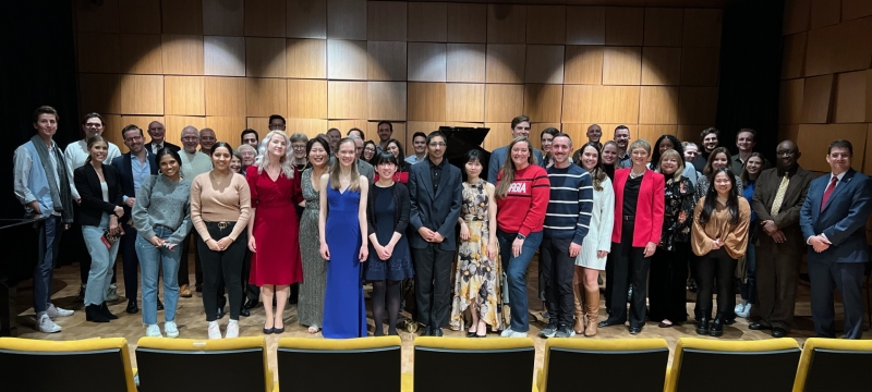 group photo of people on stage