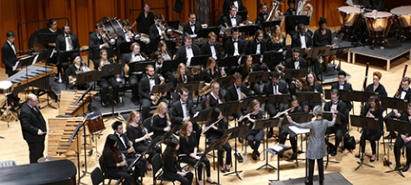 photo of wind ensemble