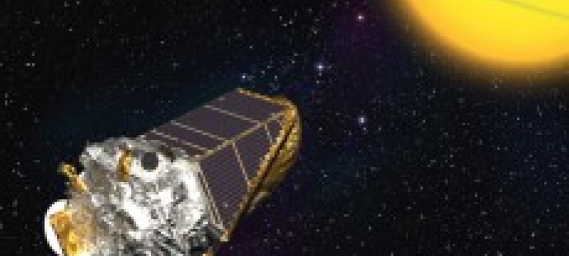 star, sun illustration with telescope