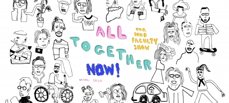 graphic with small black-pencil drawing and text on white background