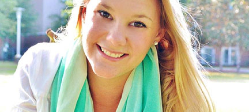 young woman outdoors