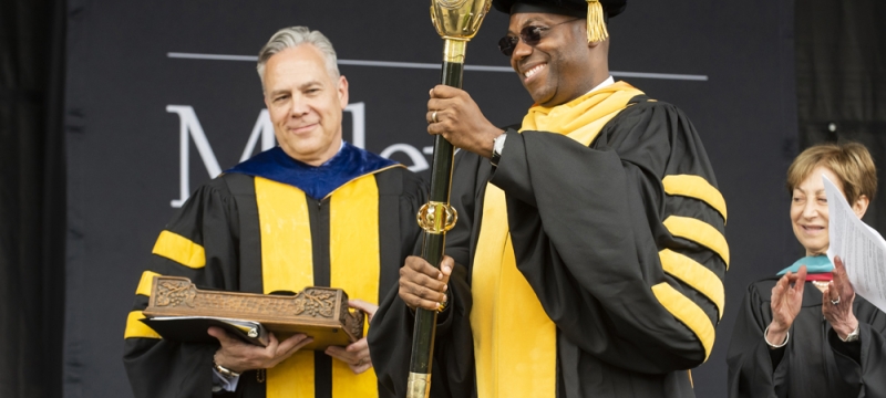 photo of two men in academic regalia