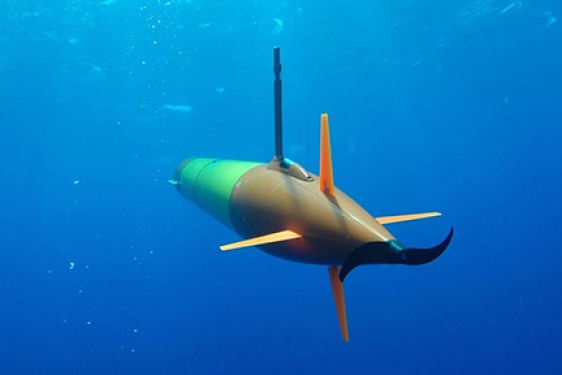 photo of underwater autonomous vehicle