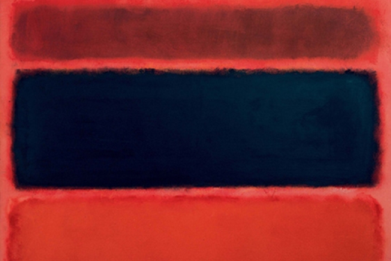 red and black painting