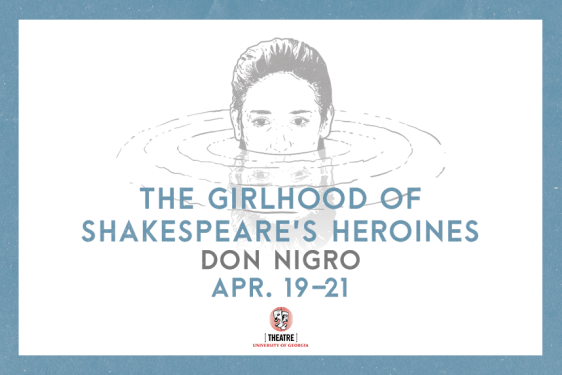 graphic with illustration of girl swimming and text