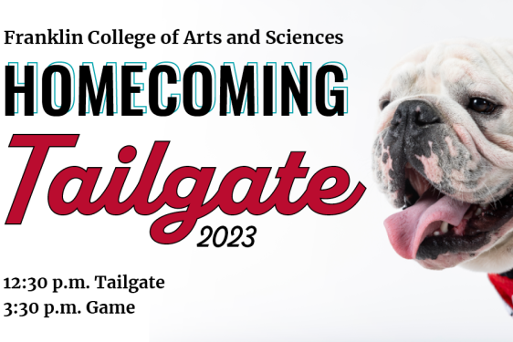 graphic with bulldog and text