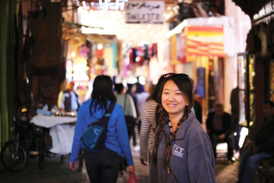 photo of woman in the medina