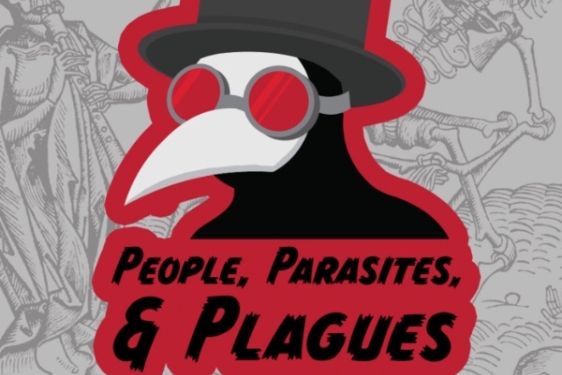 graphic with penguin image and text, with red outline