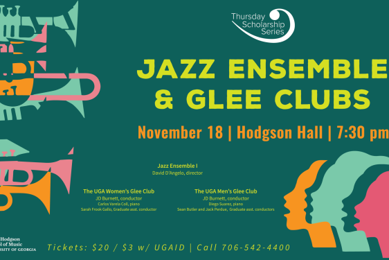 graphic of art and text on green