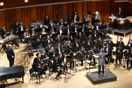 photo of wind ensemble