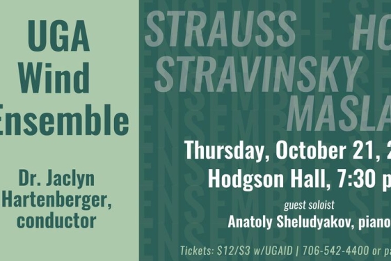 graphic with text on green shades