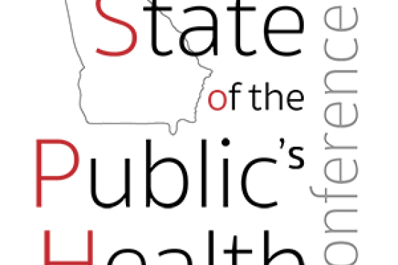 graphic shape of Georgia and text