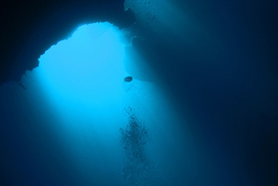 photo of blue hole point, palau