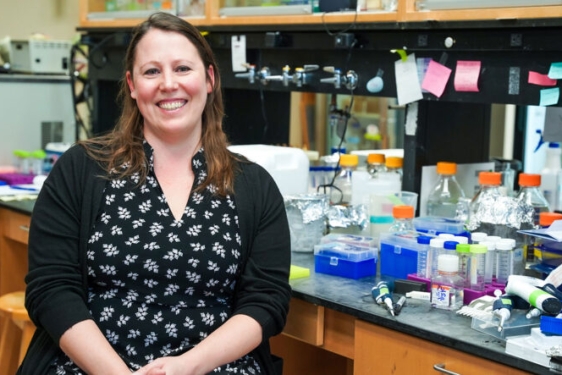 photo of woman in laboratory
